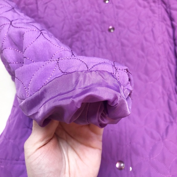 Women’s Studio works purple jacket - Picture 3 of 4